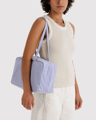 BAGGU - BAGGU Medium Nylon Bowler Bag - Mist - COLORPOP
