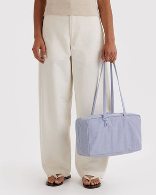 BAGGU - BAGGU Medium Nylon Bowler Bag - Mist - COLORPOP