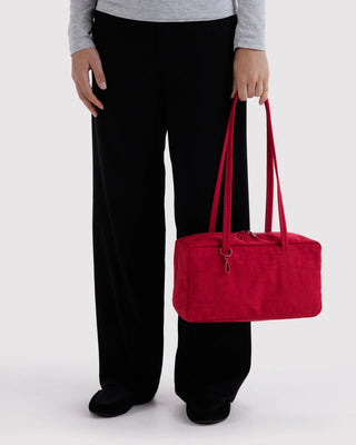 BAGGU - BAGGU Nylon Bowler Bag - Cherry - COLORPOP
