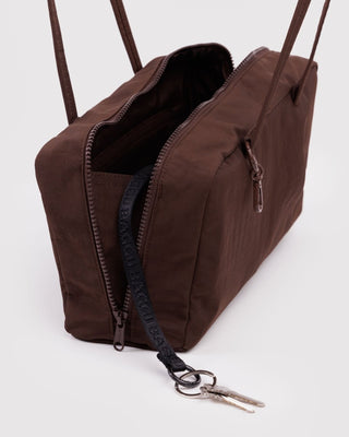 BAGGU - BAGGU Nylon Bowler Bag - Coffee - COLORPOP