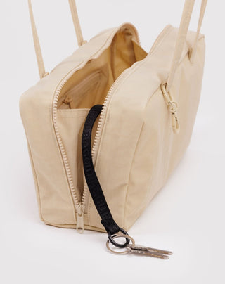 BAGGU - BAGGU Nylon Bowler Bag - Custard - COLORPOP