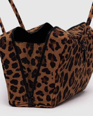 BAGGU - BAGGU Nylon Bowler Bag - Leopard - COLORPOP