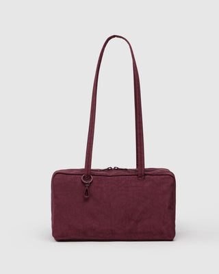 BAGGU - BAGGU Nylon Bowler Bag - Mahogany - COLORPOP