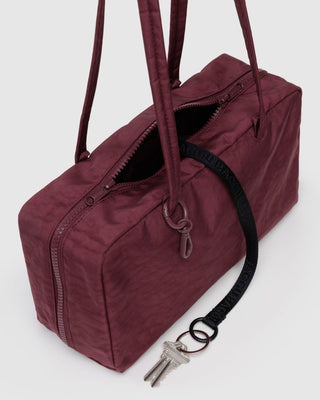 BAGGU - BAGGU Nylon Bowler Bag - Mahogany - COLORPOP