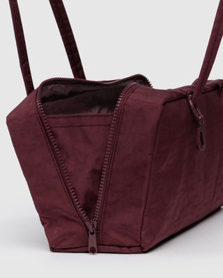 BAGGU - BAGGU Nylon Bowler Bag - Mahogany - COLORPOP
