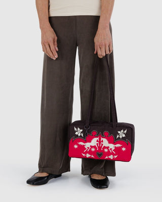 BAGGU - BAGGU Nylon Bowler Bag - Western Appliqué - COLORPOP