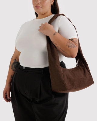 BAGGU - BAGGU Nylon Meringue Bag - Coffee - COLORPOP