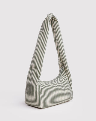 BAGGU - BAGGU Nylon Meringue Bag - Sage Stripe - COLORPOP