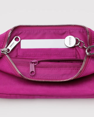 BAGGU - BAGGU Nylon Pochette - Deep Fuchsia - COLORPOP