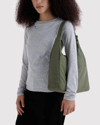 BAGGU - BAGGU Nylon Shoulder Bag - Caper - COLORPOP