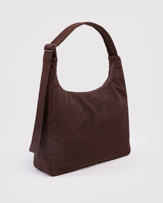 BAGGU - BAGGU Nylon Shoulder Bag - Coffee - COLORPOP