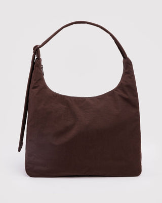 BAGGU - BAGGU Nylon Shoulder Bag - Coffee - COLORPOP