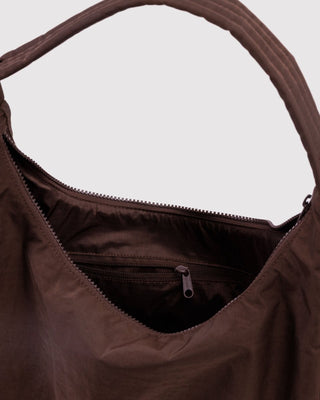 BAGGU - BAGGU Nylon Shoulder Bag - Coffee - COLORPOP
