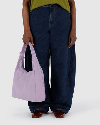 BAGGU - BAGGU Nylon Shoulder Bag - Dusty Pink - COLORPOP