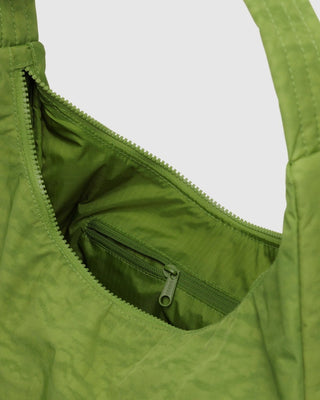 BAGGU - BAGGU Nylon Shoulder Bag - Green Juice - COLORPOP