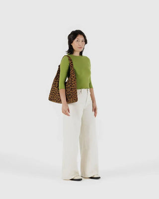 BAGGU - BAGGU Nylon Shoulder Bag - Leopard - COLORPOP