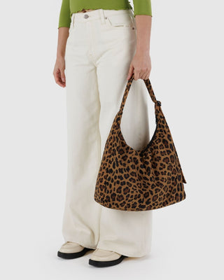 BAGGU - BAGGU Nylon Shoulder Bag - Leopard - COLORPOP