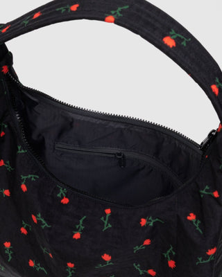 BAGGU - BAGGU Nylon Shoulder Bag - Painted Wildflower - COLORPOP