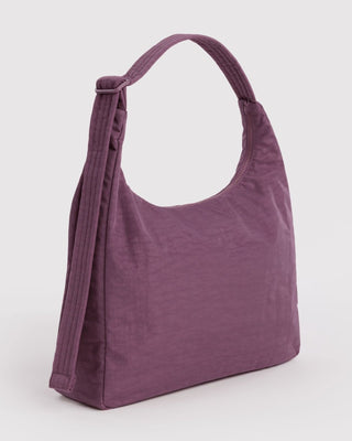 BAGGU - BAGGU Nylon Shoulder Bag - Wild Plum - COLORPOP