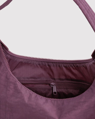 BAGGU - BAGGU Nylon Shoulder Bag - Wild Plum - COLORPOP