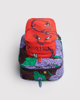 BAGGU - BAGGU Packing Cube Set - Poppy Mix - COLORPOP