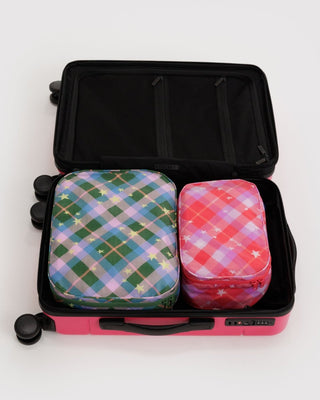BAGGU - BAGGU Packing Cube Set - Star Plaid - COLORPOP