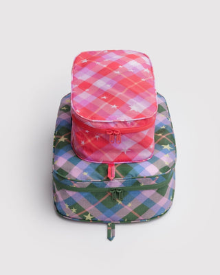 BAGGU - BAGGU Packing Cube Set - Star Plaid - COLORPOP