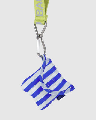 BAGGU - BAGGU Puffy Earbuds Case - Blue Painted Stripe - COLORPOP