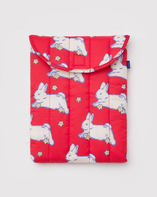 BAGGU - BAGGU Puffy Laptop Sleeve 13"/14" - Bunnies - COLORPOP