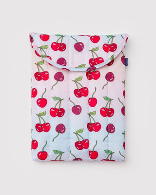 BAGGU - BAGGU Puffy Laptop Sleeve 13"/14" - Cherries - COLORPOP