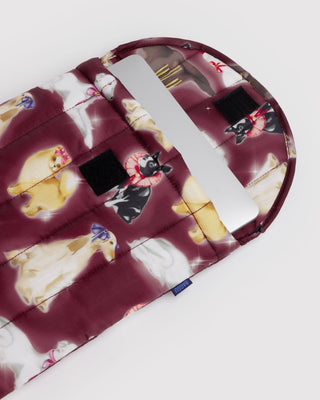 BAGGU - BAGGU Puffy Laptop Sleeve 13"/14" - Fancy Dogs - COLORPOP