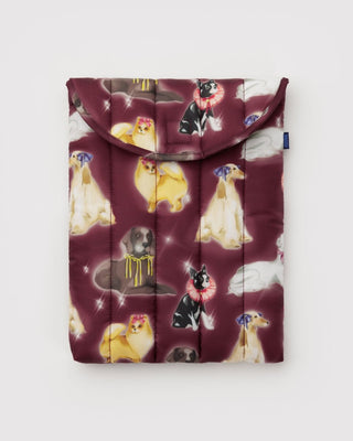 BAGGU - BAGGU Puffy Laptop Sleeve 13"/14" - Fancy Dogs - COLORPOP