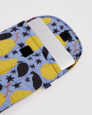 BAGGU - BAGGU Puffy Laptop Sleeve 13"/14" - Golden Pears - COLORPOP