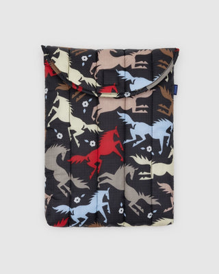 BAGGU - BAGGU Puffy Laptop Sleeve 13"/14" - Horse Cut Outs - COLORPOP