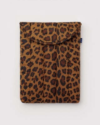 BAGGU - BAGGU Puffy Laptop Sleeve 13"/14" - Leopard - COLORPOP