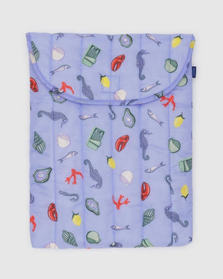 BAGGU - BAGGU Puffy Laptop Sleeve 16" - Sea Charms - COLORPOP