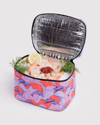 BAGGU - BAGGU Puffy Lunch Bag - Dolphins - COLORPOP