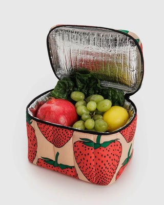 BAGGU - BAGGU Puffy Lunch Bag - Strawberry - COLORPOP