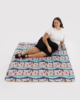 BAGGU - BAGGU Puffy Picnic Blanket - Penguin - COLORPOP