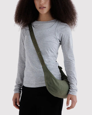 BAGGU - BAGGU Small Crescent Bag - Caper - COLORPOP
