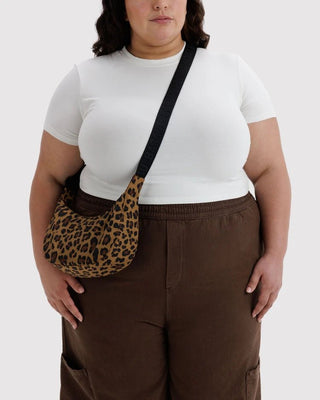 BAGGU - BAGGU Small Crescent Bag - Leopard - COLORPOP