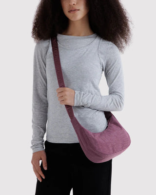 BAGGU - BAGGU Small Crescent Bag - Wild Plum - COLORPOP