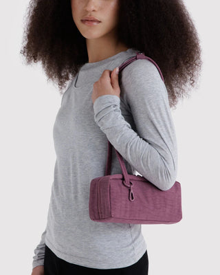 BAGGU - BAGGU Small Nylon Bowler Bag - Wild Plum - COLORPOP