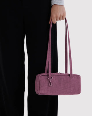 BAGGU - BAGGU Small Nylon Bowler Bag - Wild Plum - COLORPOP