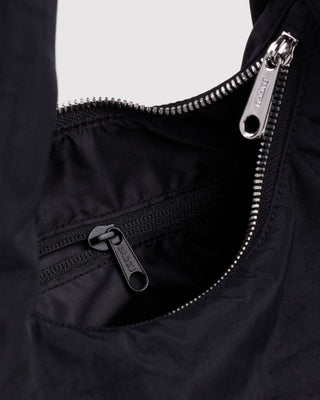 BAGGU - BAGGU Small Nylon Meringue Bag - Black - COLORPOP