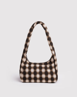 BAGGU - BAGGU Small Nylon Meringue Bag - Blurred Gingham - COLORPOP