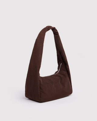 BAGGU - BAGGU Small Nylon Meringue Bag - Coffee - COLORPOP