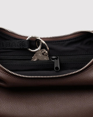 BAGGU - BAGGU Small Recycled Leather Flat Crescent - COLORPOP