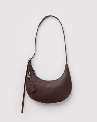 BAGGU - BAGGU Small Recycled Leather Flat Crescent - COLORPOP