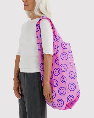 BAGGU - Big BAGGU Handlenett - Pop Pink Happy - COLORPOP